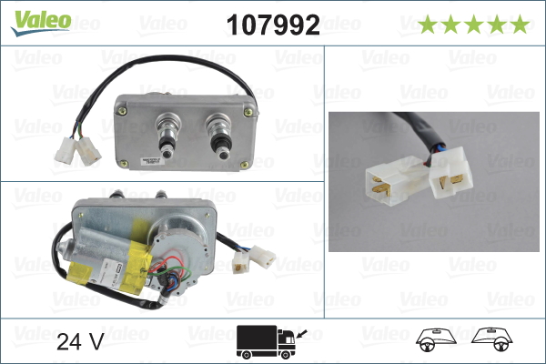 VALEO 107992 Motore tergicristallo-Motore tergicristallo-Ricambi Euro